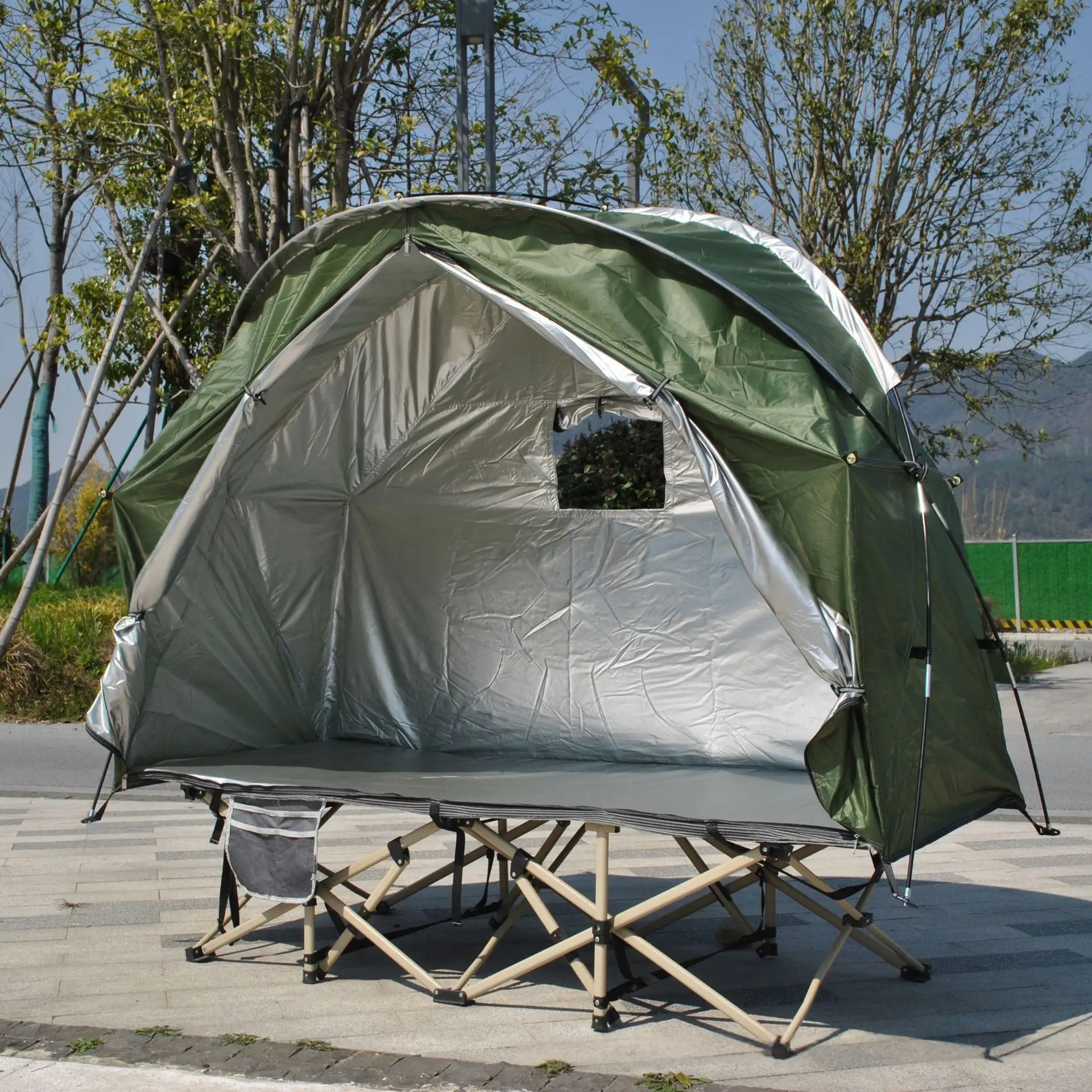Single-person Backpacking Camping Tent Bed Not Included