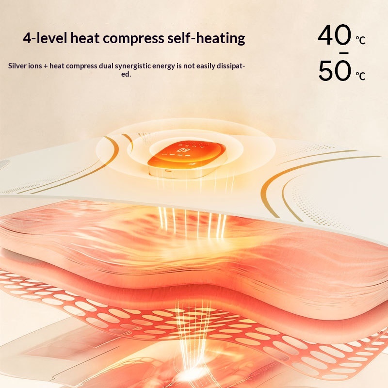 Low-Current Heating Lumbar Massage Device