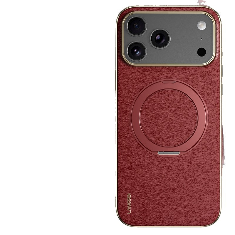 Electroplated Skin-effect Phone Case With Full-body Protection And A Built-in Stand 7