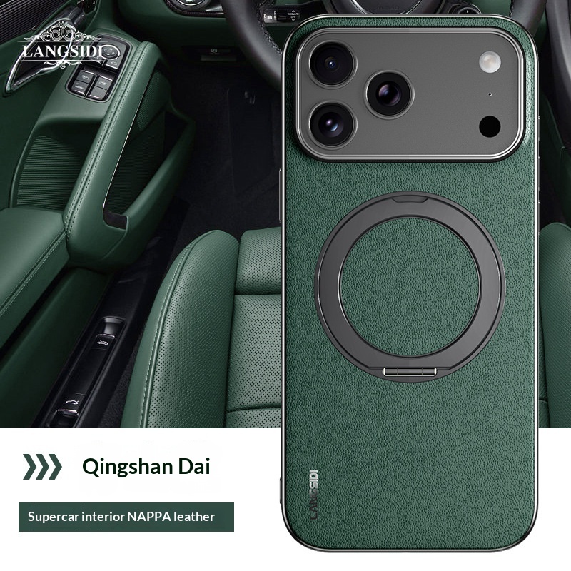 Electroplated Skin-effect Phone Case With Full-body Protection And A Built-in Stand 3