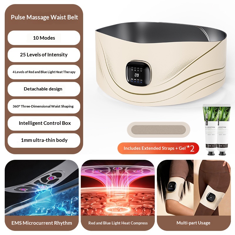 Low-Current Heating Lumbar Massage Device