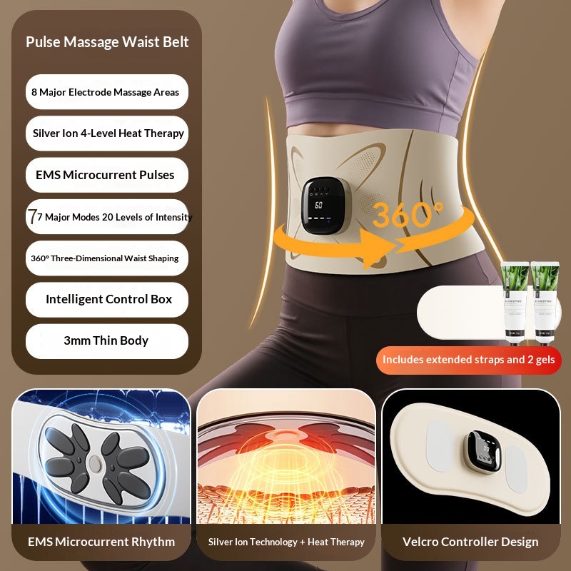 Low-Current Heating Lumbar Massage Device