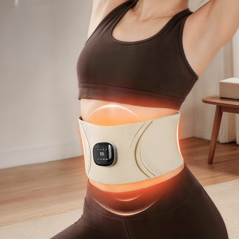 Low-Current Heating Lumbar Massage Device