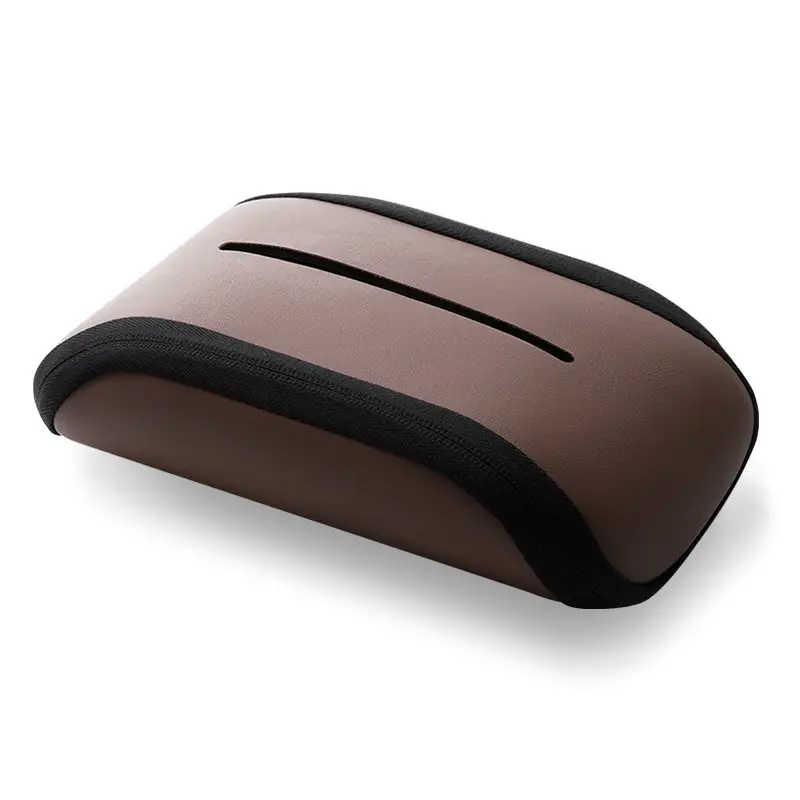 Car-mounted Hanging Leather Tissue Box