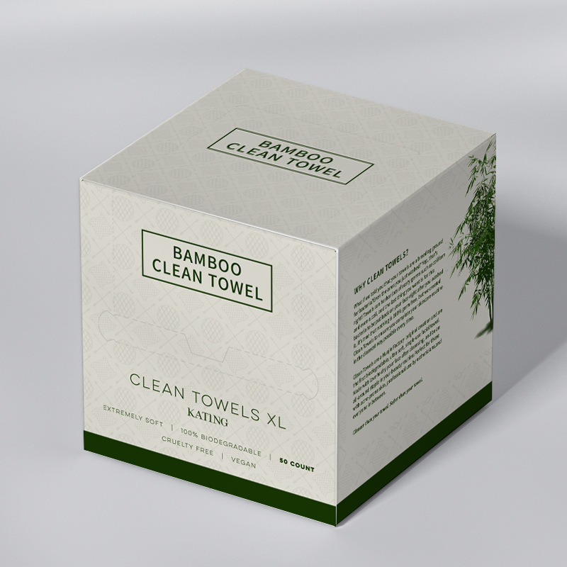 Bamboo-Fiber Disposable Face Towels | Soft, Eco-Friendly, XL Box — view 6