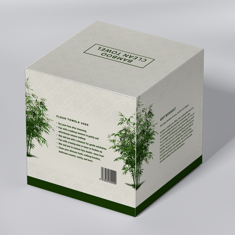 Bamboo-Fiber Disposable Face Towels | Soft, Eco-Friendly, XL Box — view 4