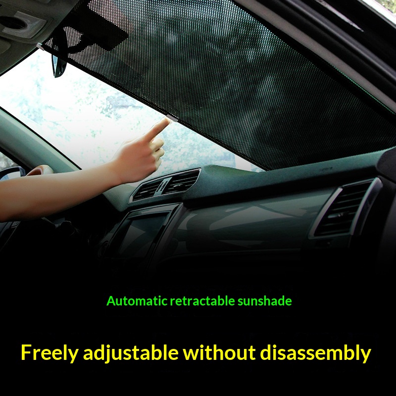 Car Sunshade Automatic Retractable Sun Visor