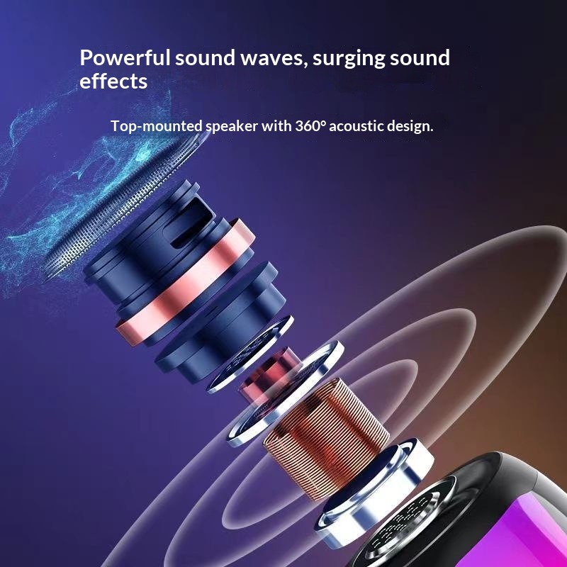 Colorful LED Bluetooth Speaker Outdoor Speaker 6