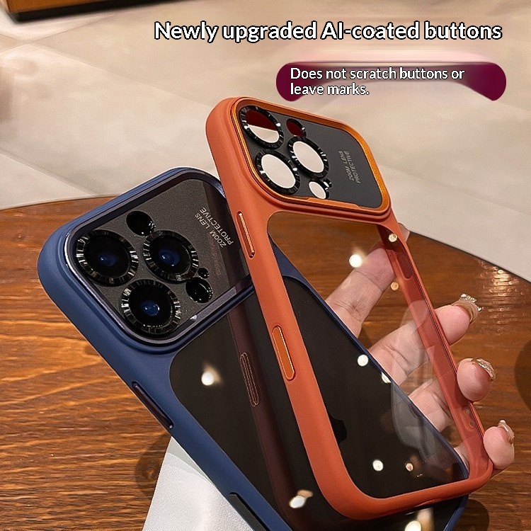 All-inclusive Large-view Window Phone Case With A Built-in Camera Shutter Button 5