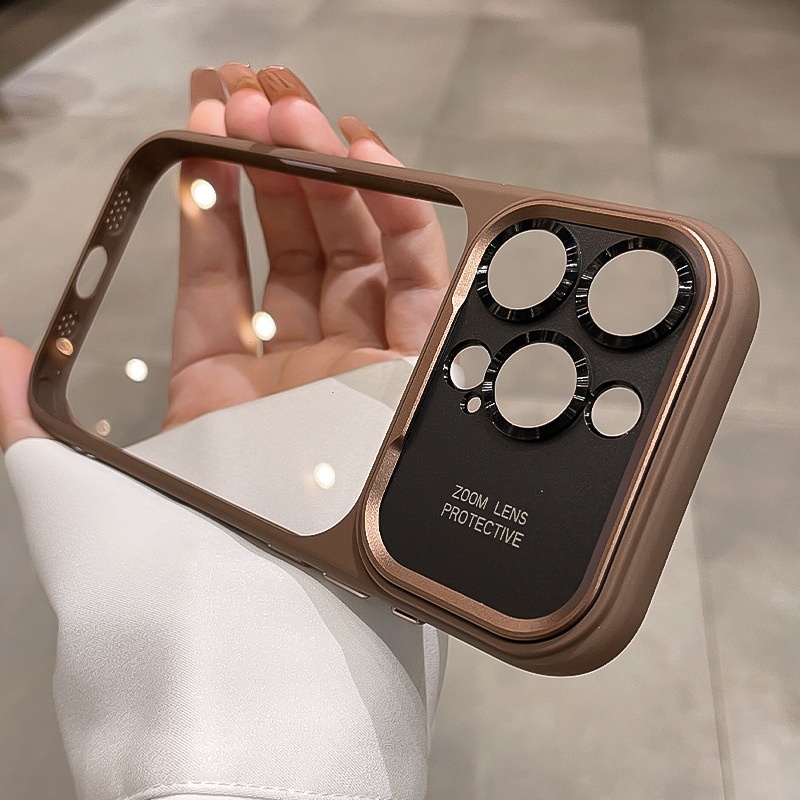All-inclusive Large-view Window Phone Case With A Built-in Camera Shutter Button 6