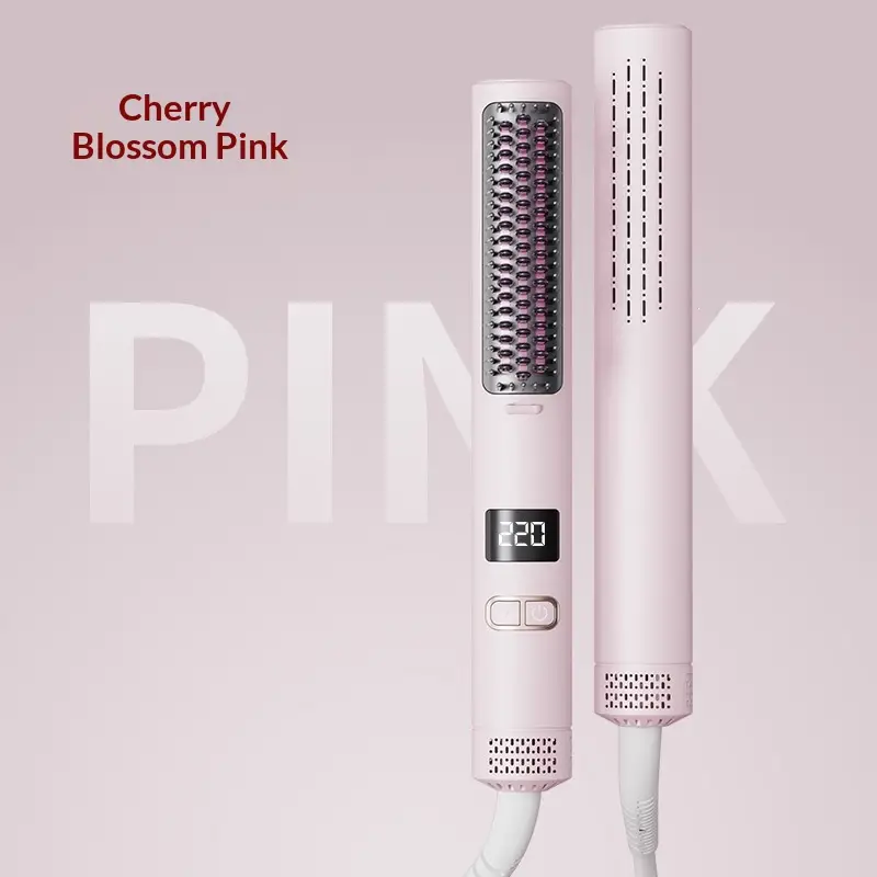 Cold-air Negative-ion Portable Curling And Straightening Comb