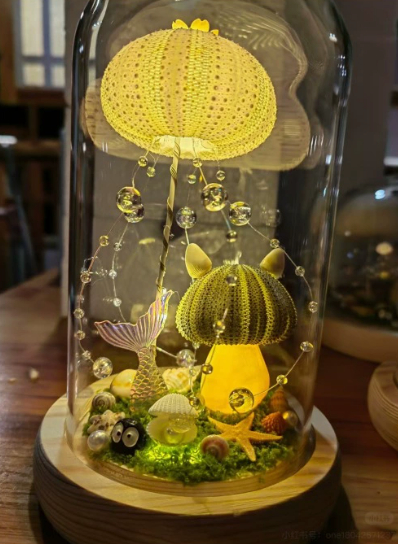 Sea Urchin Shell Night Light, picture 6 of 11