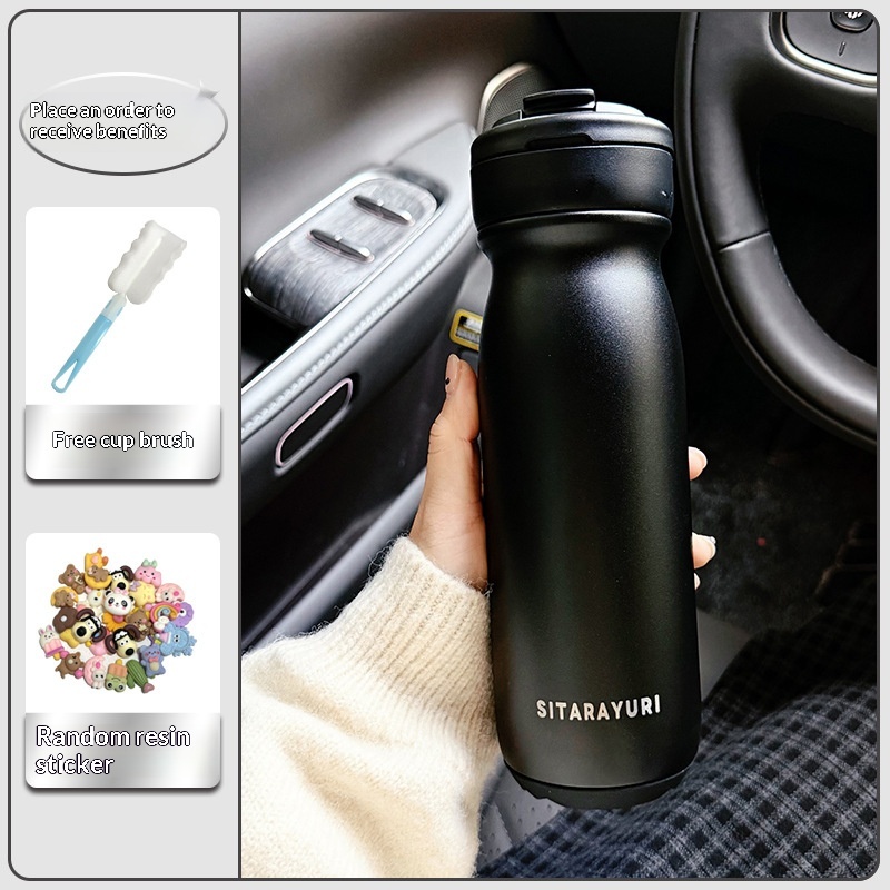 Portable 304 Stainless Steel Water Bottle — foto 4