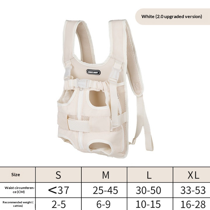Mochila portamascotas tipo abrazo para salidas