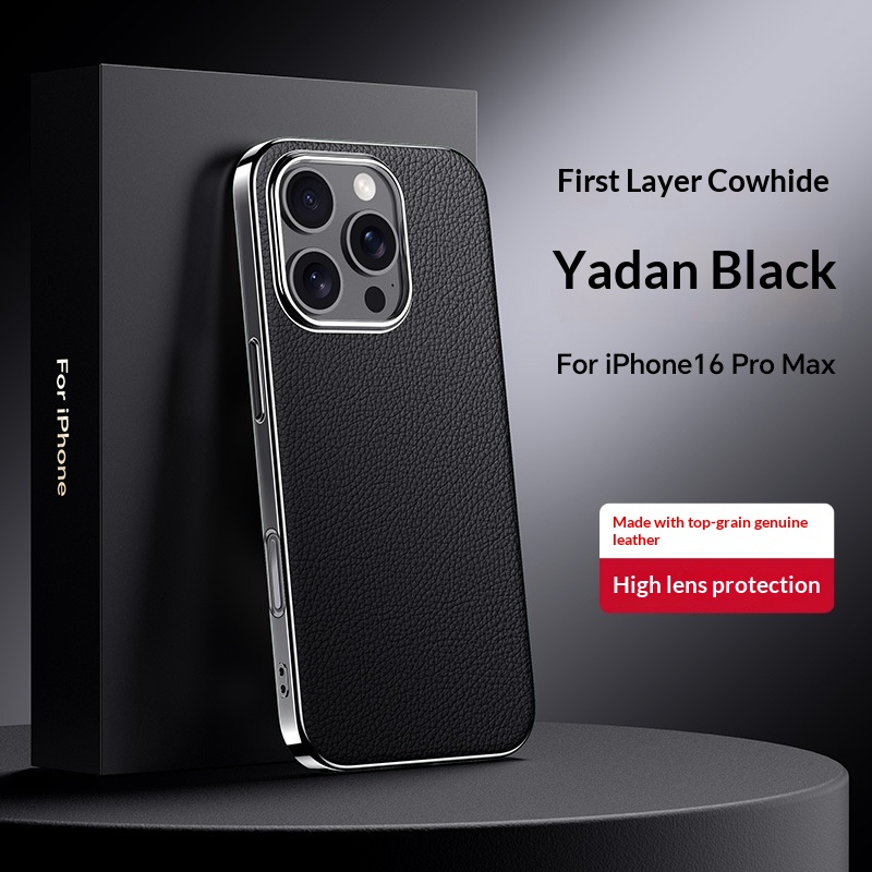 Versatile, High-end Metal-lens Leather Phone Case 6