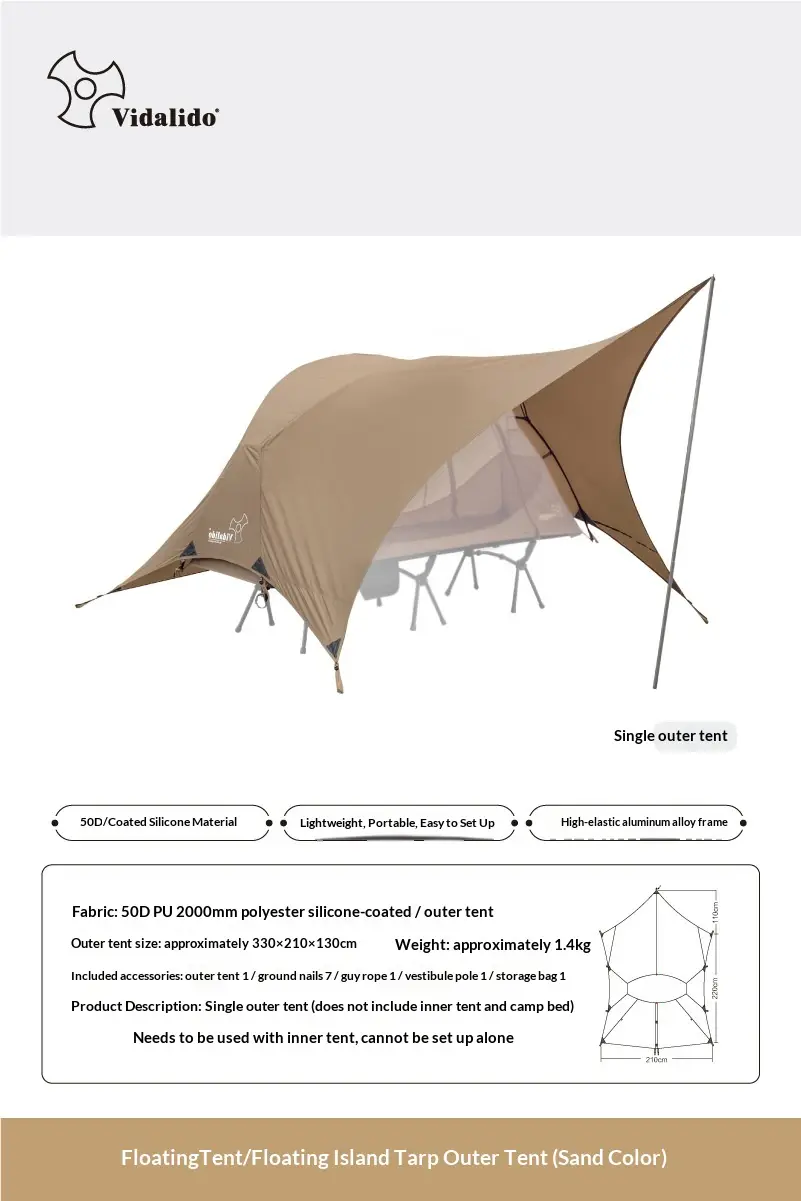Portable Lightweight Single-person Outdoor Camping Tent