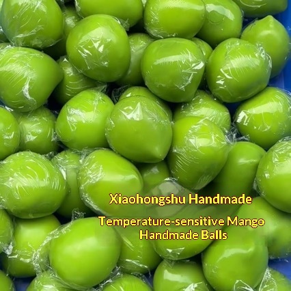 Bestseller Handcrafted Thermochromic Mango Shaped Building Block Ball