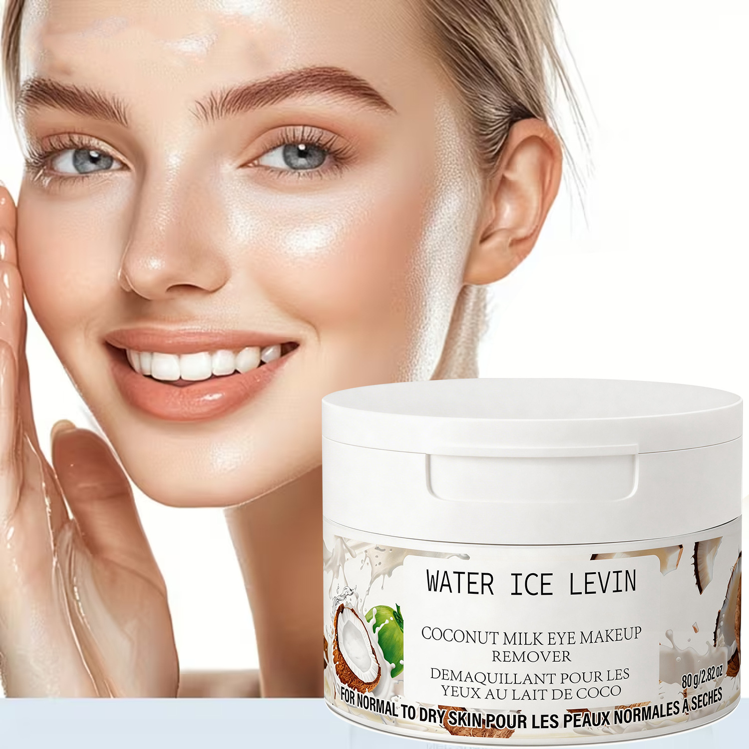Coconut Makeup Removing Cleansing Cream For Skin Care