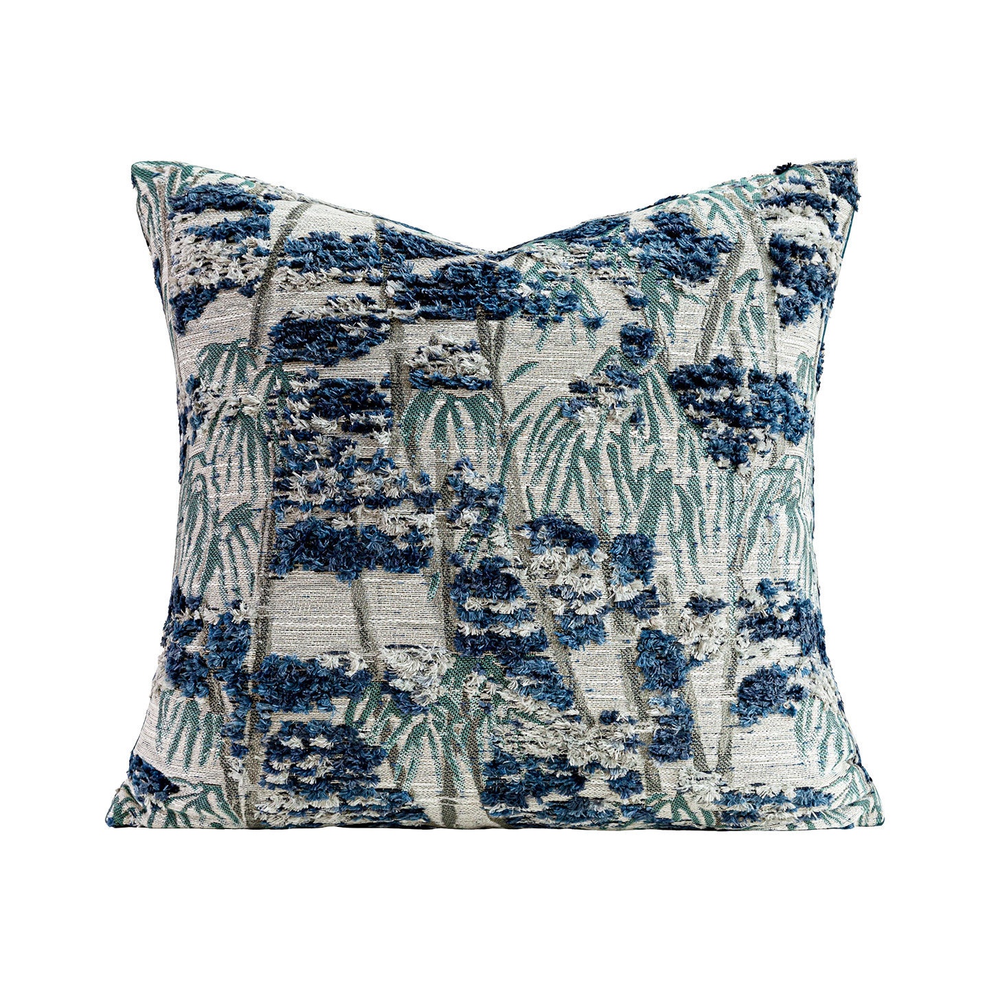 Tufted Jacquard Throw Pillow