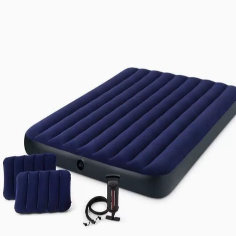 Folding Bed Inflatable Mattress Hammock Surface Material Flocking