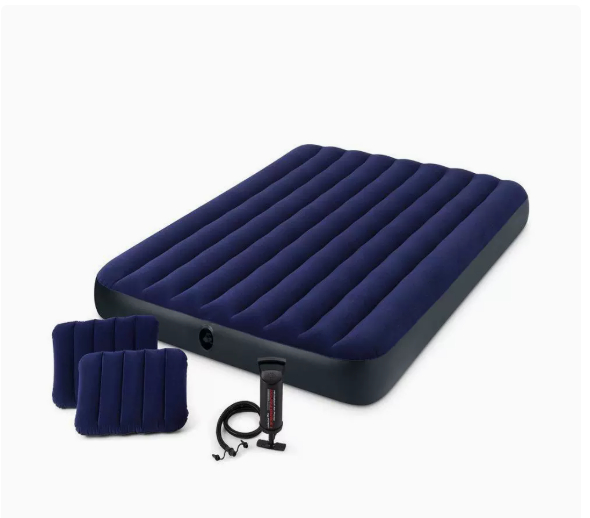 Folding Bed Inflatable Mattress Hammock Surface Material Flocking