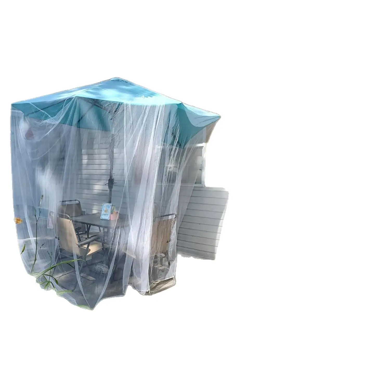 Extra-large Mosquito Net With A Red Storage Bag And A Double-opening Design Featuring Large Mesh
