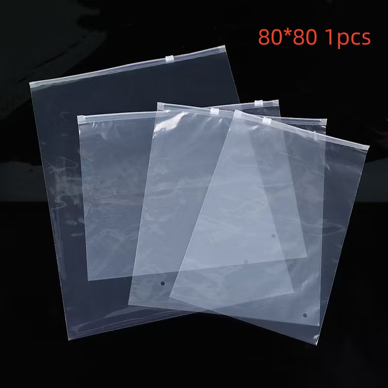 PE Transparent Matte Zip-lock Bag
