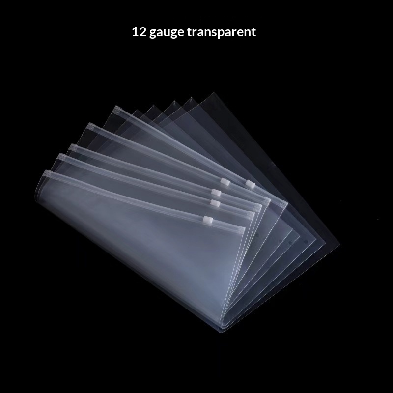 PE Transparent Matte Zip-lock Bag