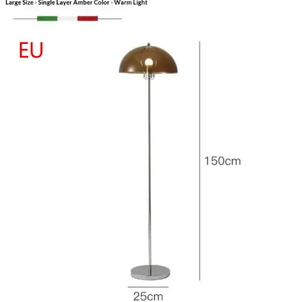 Influencer style Bauhaus inspired Mushroom Floor Lamp