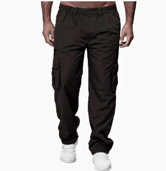 Men's Casual Multi-pocket Loose Straight-leg Overalls