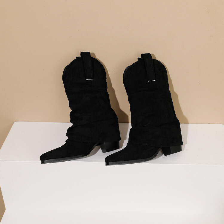 Western Cowboy Boots With High Heels For Export