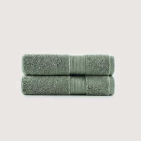 Serviette de bain unie en coton en gros – turquoise, 170 × 95 cm, 5 pièces