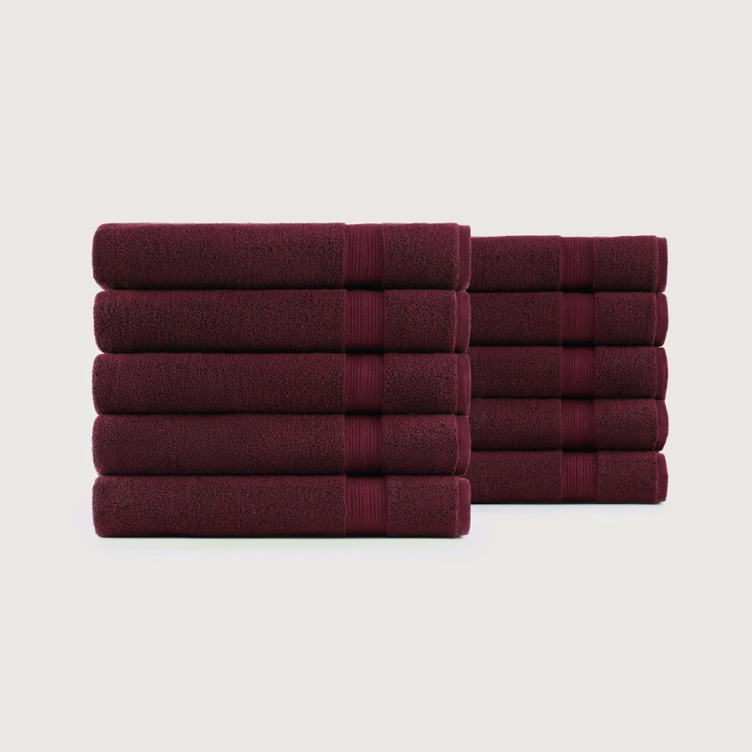 Serviette de bain unie en coton en gros – turquoise, 170 × 95 cm, 5 pièces