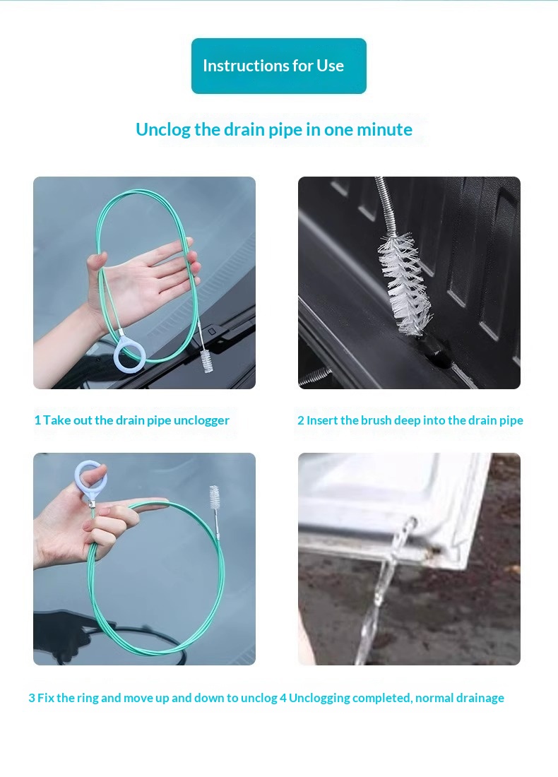 Sunroof drain hole cleaner AutoBits