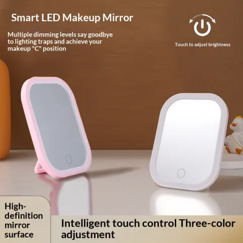 New Household Square Illuminated Makeup Mirror