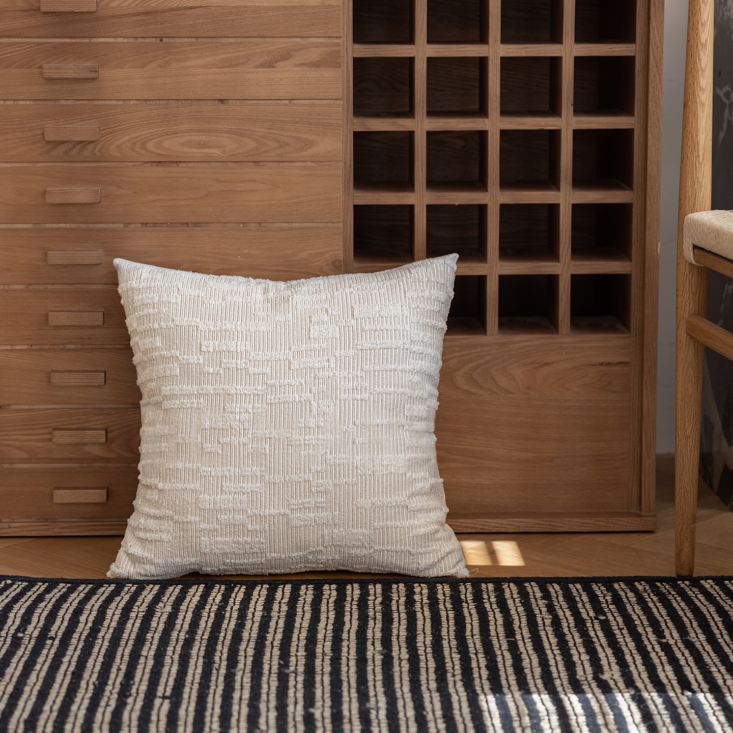 Sofa American-style Yarn-dyed Backrest Cover With Thickened Lumbar Pillow Cushion — foto 8
