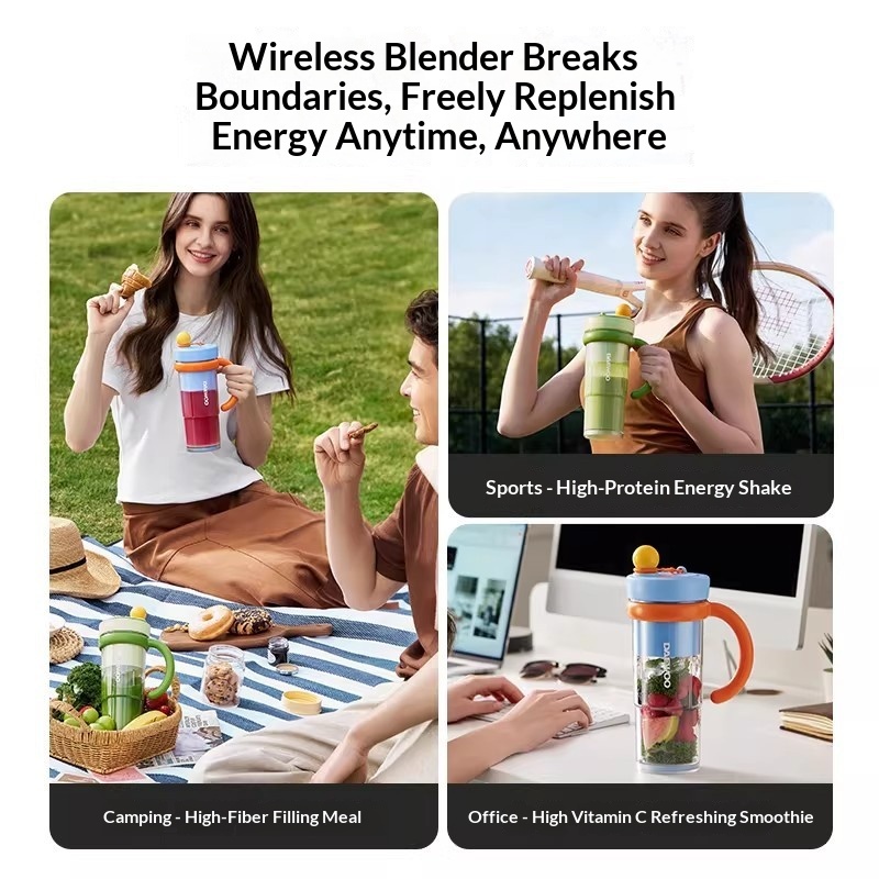 Mélangeur à grande vitesse sans fil, mini tasse de mélange portable compact – Image 5