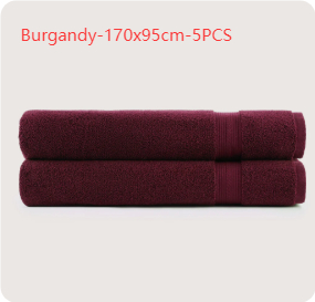 Serviette de bain unie en coton en gros – turquoise, 95 × 170, 10 pièces