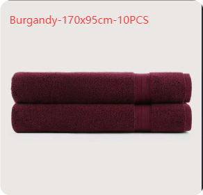 Serviette de bain unie en coton en gros – turquoise, 95 × 170, 10 pièces