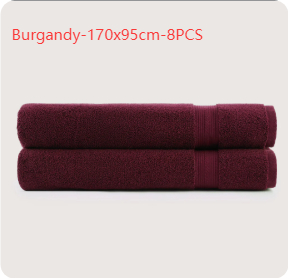 Serviette de bain unie en coton en gros – turquoise, 95 × 170, 10 pièces