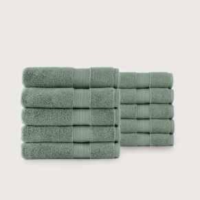 Serviette de bain unie en coton en gros – turquoise, 170 × 95 cm, 5 pièces