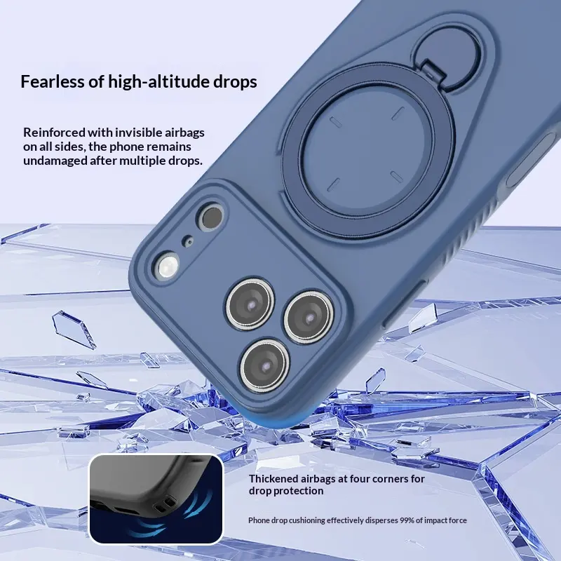 Magnetic Skin Feel Bracket Drop Proof Phone