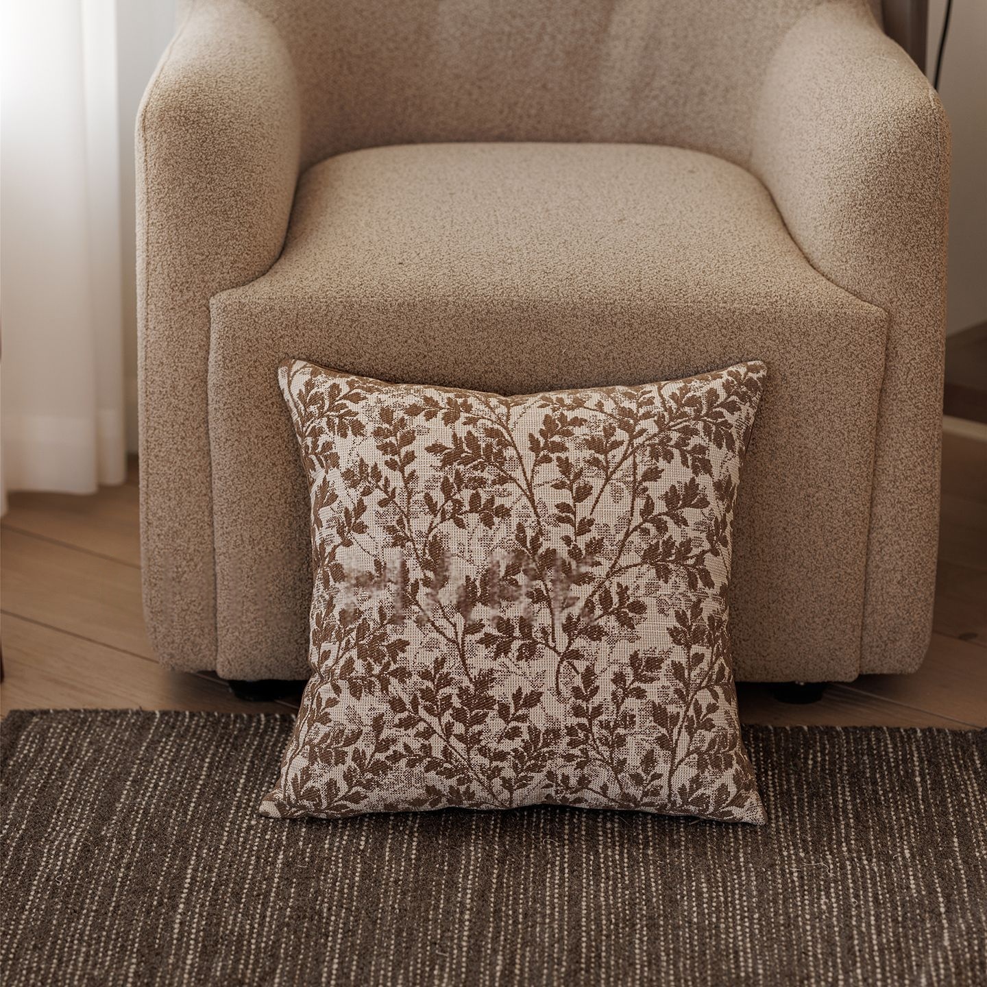 Jacquard Throw Pillow Cover, picture 5 of 7