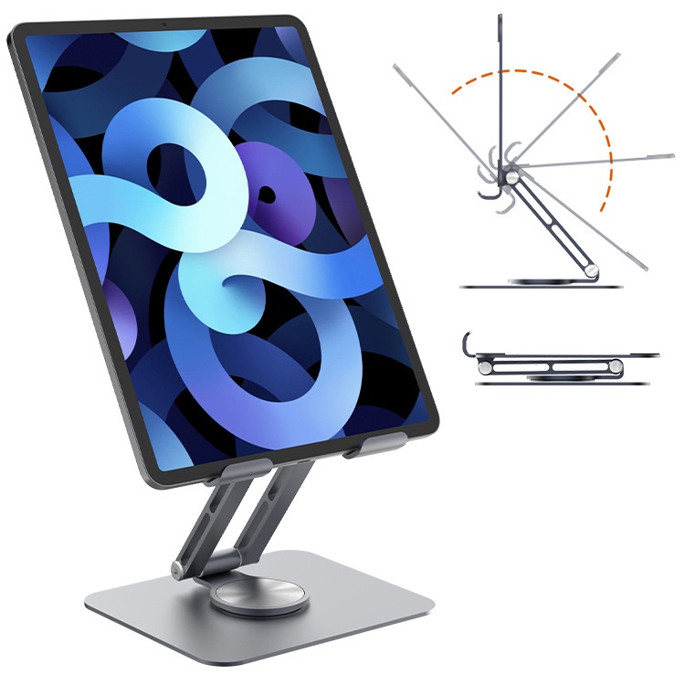 Patent Holder Of A Foldable Rotatable Tablet Stand 3