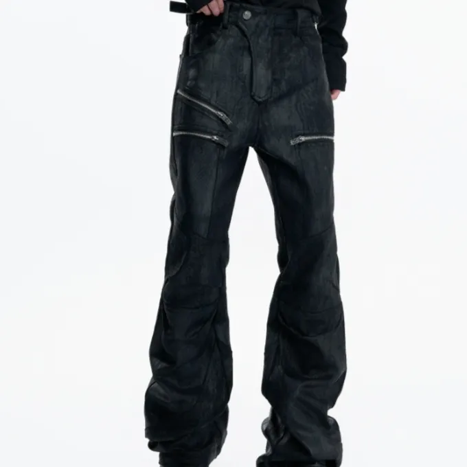 Custom American High Street Wide Leg Jeans