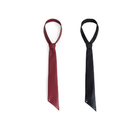 Designer Style Leather Tie and Hand Crafted High End