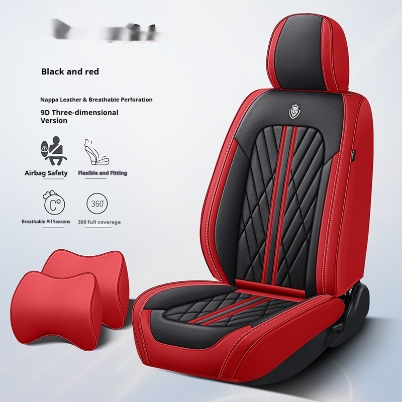 Fully Enveloping Leather Car Seat Cushion New Model