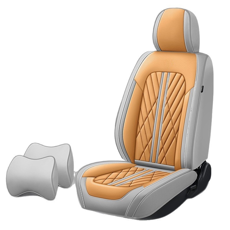 Fully Enveloping Leather Car Seat Cushion New Model