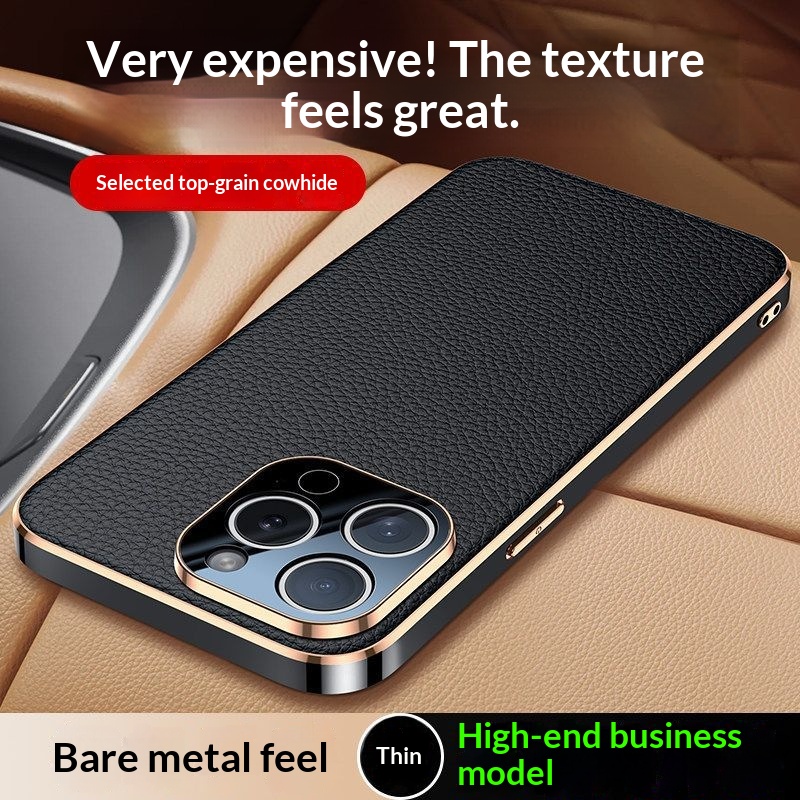 New High End Genuine Leather Phone Case Full Body Drop Proof Design 6