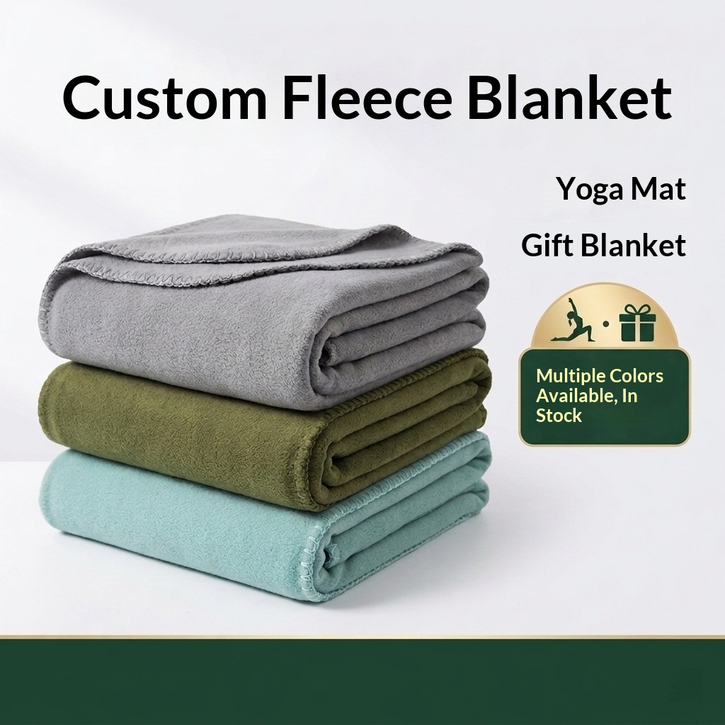 Household Fleece Double-Sided Outdoor Blanket